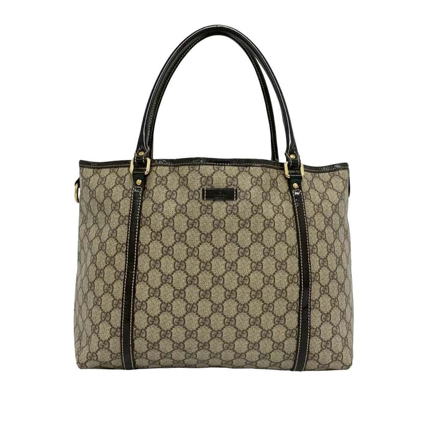 Gucci Medium GG Supreme Joy Tote Beige Very good condition - Front View