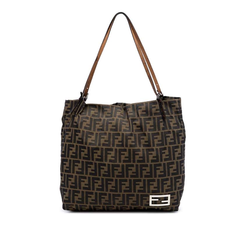 Fendi Zucca Canvas Tote Brown Very good condition - Front View