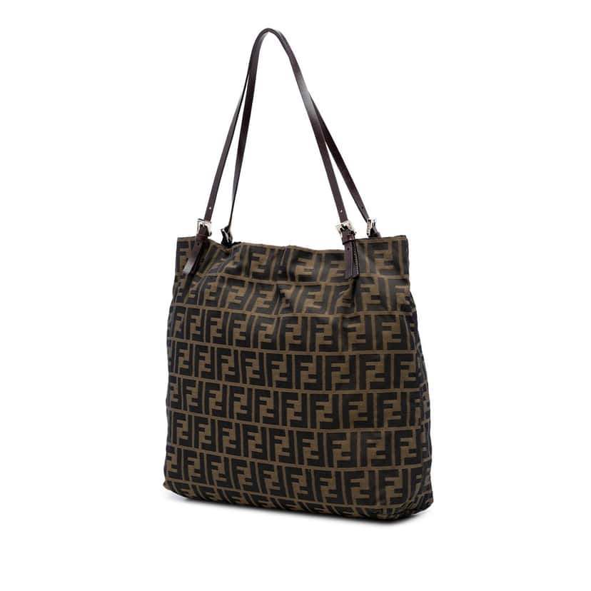 Fendi Zucca Canvas Tote Brown Very good condition - Back View