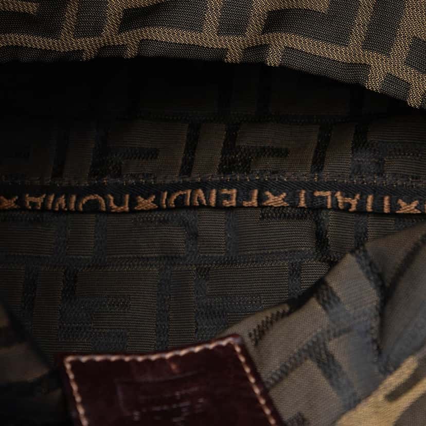 Fendi Zucca Canvas Tote Brown Very good condition - Model View