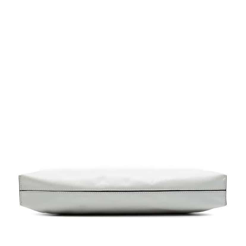 Loewe Leather Anagram T Pouch White Leather Very good condition - Inside View