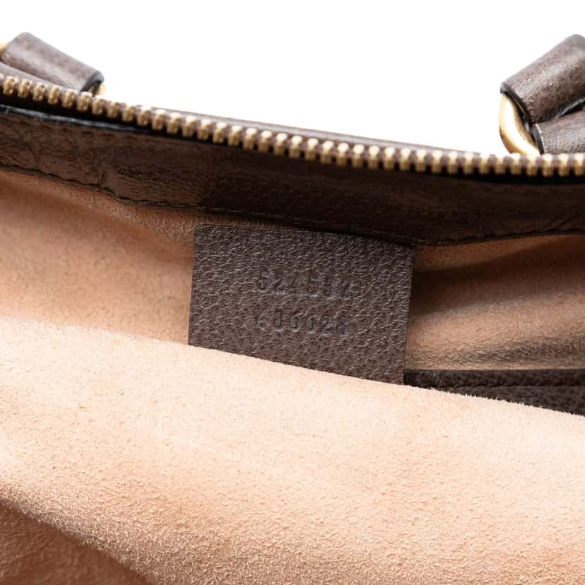 Gucci GG Supreme Ophidia Satchel Beige Very good condition - Box View