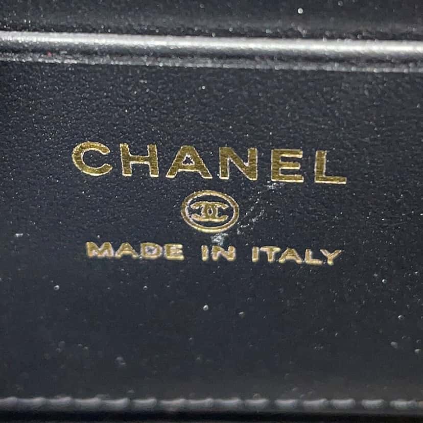 Chanel Extra Mini Quilted Caviar Coco Top Handle Bag Black Leather Very good condition - Box View