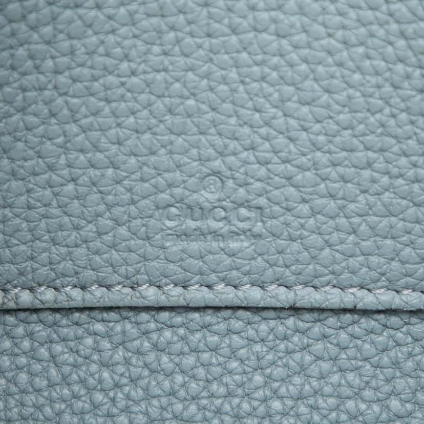 Gucci Calfskin Soft Jackie Convertible Crossbody Blue Leather Very good condition - Box View