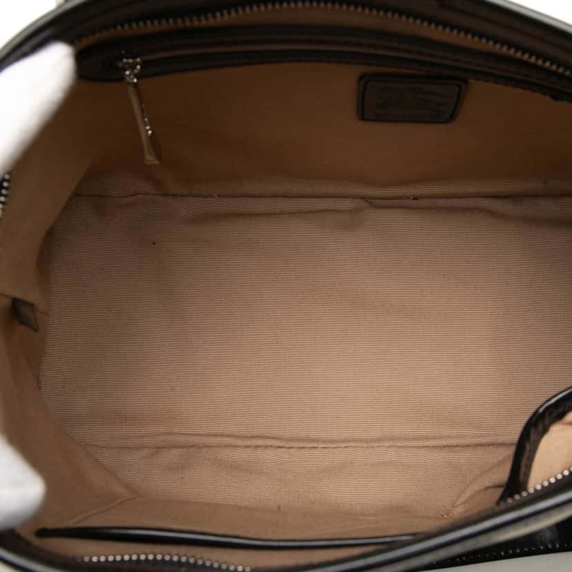 Burberry Supernova Check Coated Canvas Tote Beige Very good condition - Model View