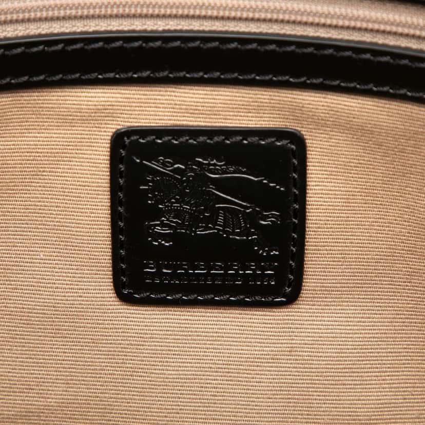 Burberry Supernova Check Coated Canvas Tote Beige Very good condition - Box View