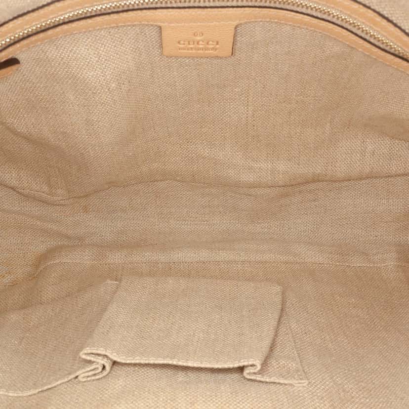 Gucci Leather Marrakech Shoulder Bag Brown Leather Very good condition - Model View