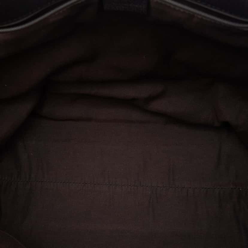 Gucci Large GG Denim Gifford Tote Brown Very good condition - Model View
