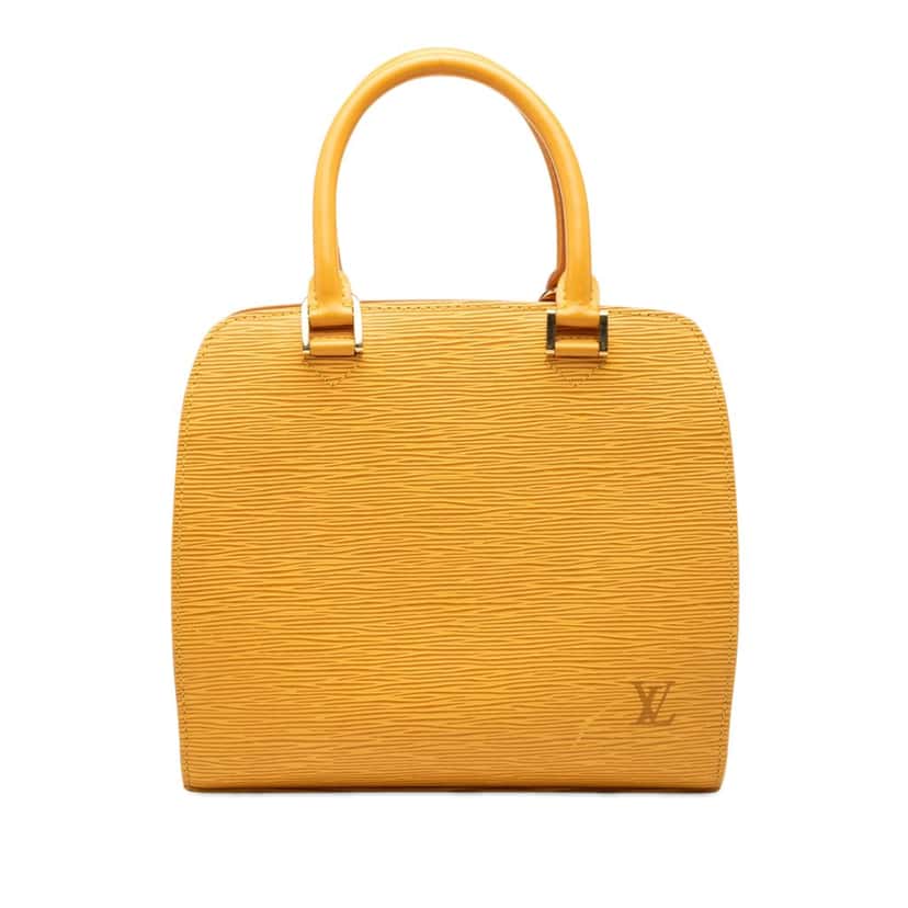 Louis Vuitton Epi Pont Neuf Yellow Leather Very good condition - Front View
