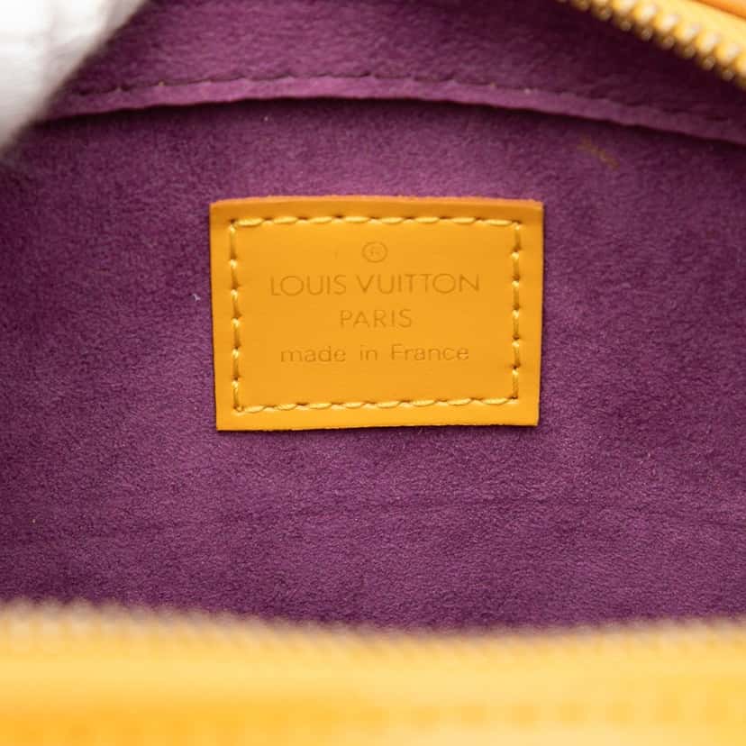 Louis Vuitton Epi Pont Neuf Yellow Leather Very good condition - Box View