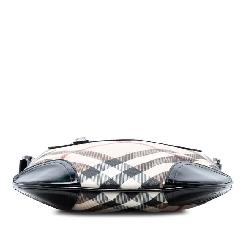 Burberry Supernova Check Coated Canvas Dryden Crossbody Beige Very good condition - Inside View