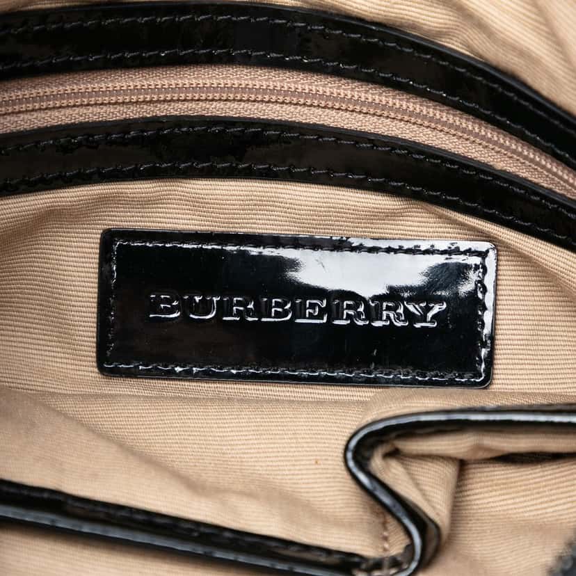 Burberry Supernova Check Coated Canvas Dryden Crossbody Beige Very good condition - Box View