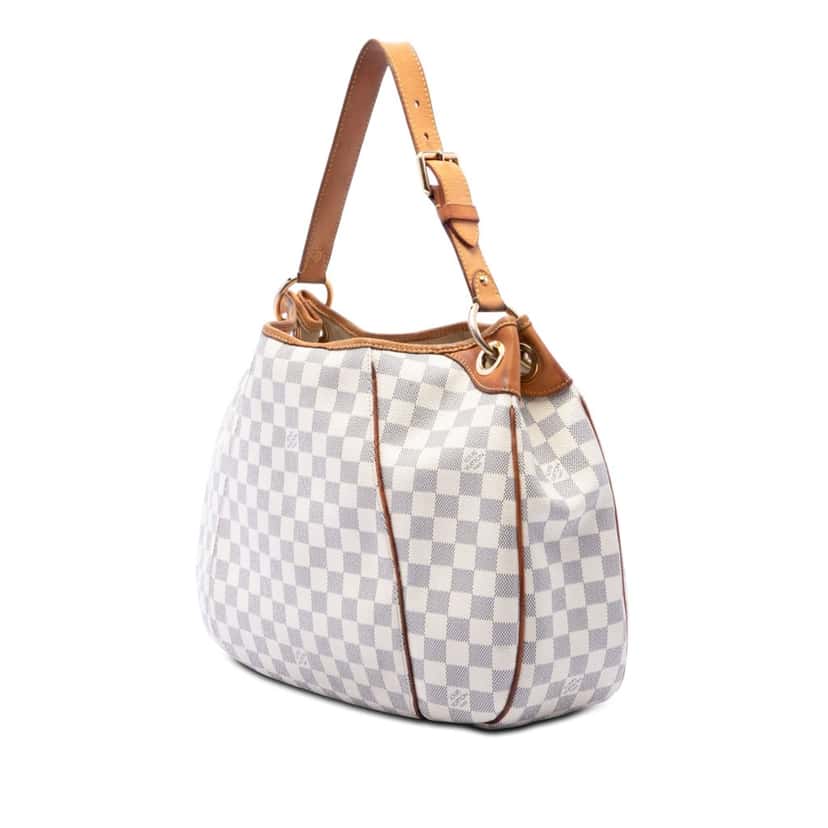 Louis Vuitton Damier Azur Galliera PM White Very good condition - Back View