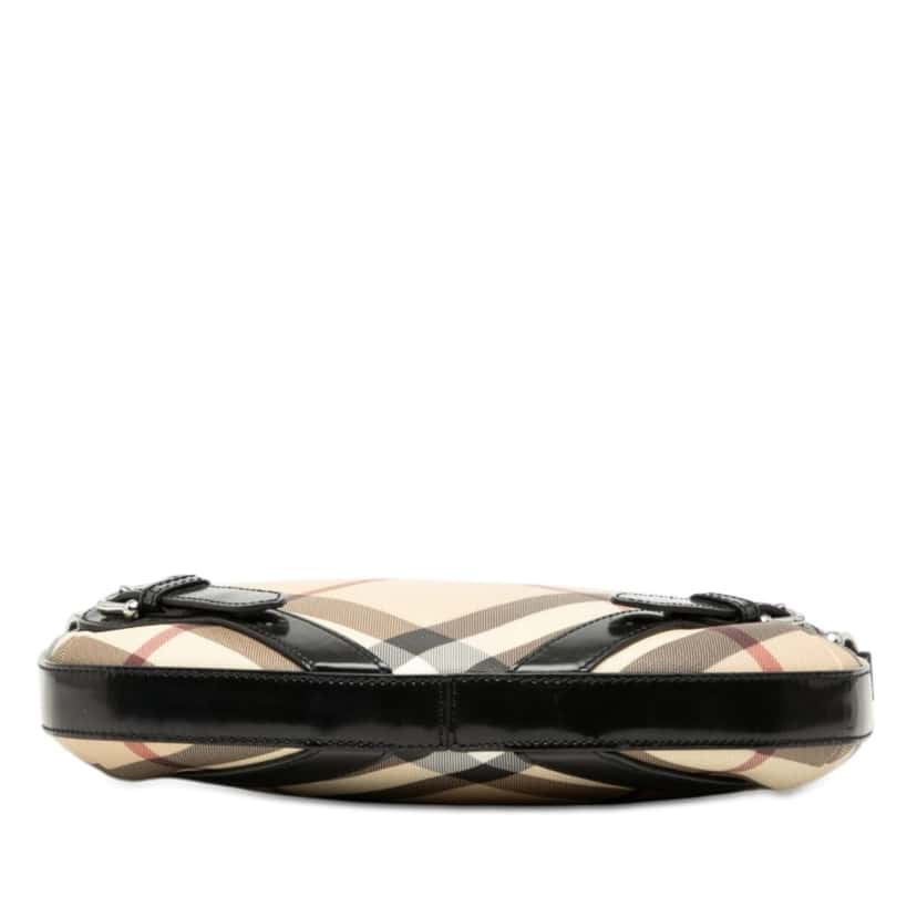 Burberry Supernova Check Coated Canvas Larkin Hobo Beige Very good condition - Inside View