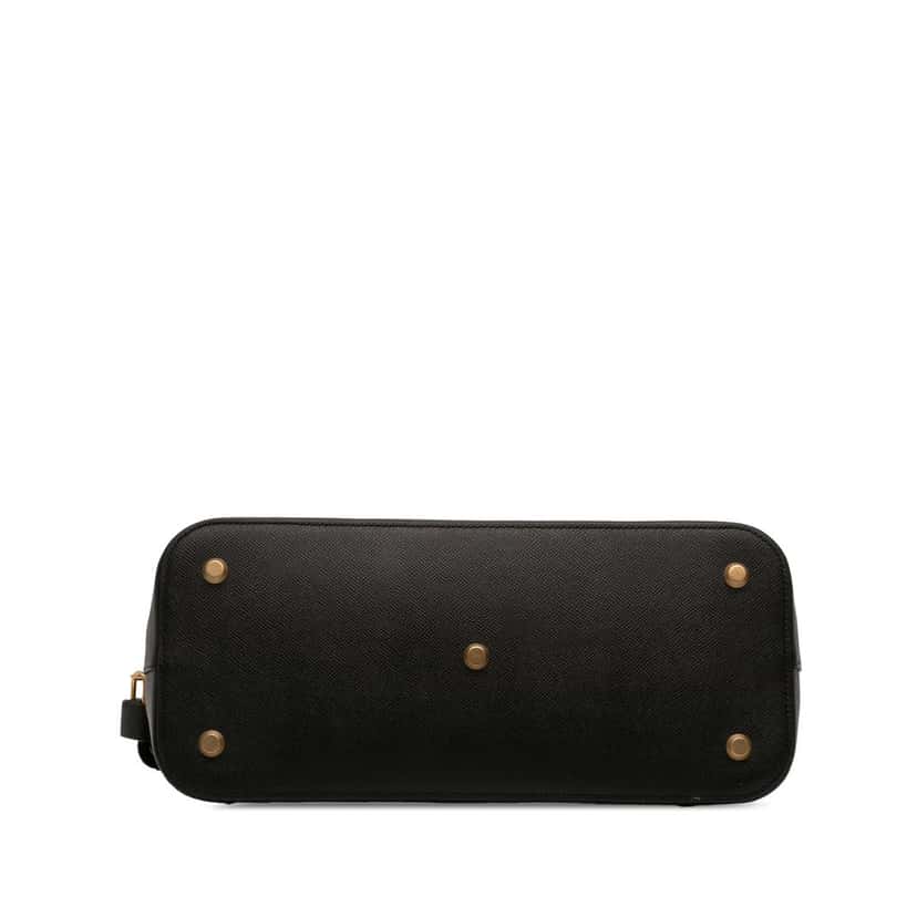 Balenciaga Grained Calfskin Ville Top Handle Bag M Black Leather Very good condition - Inside View