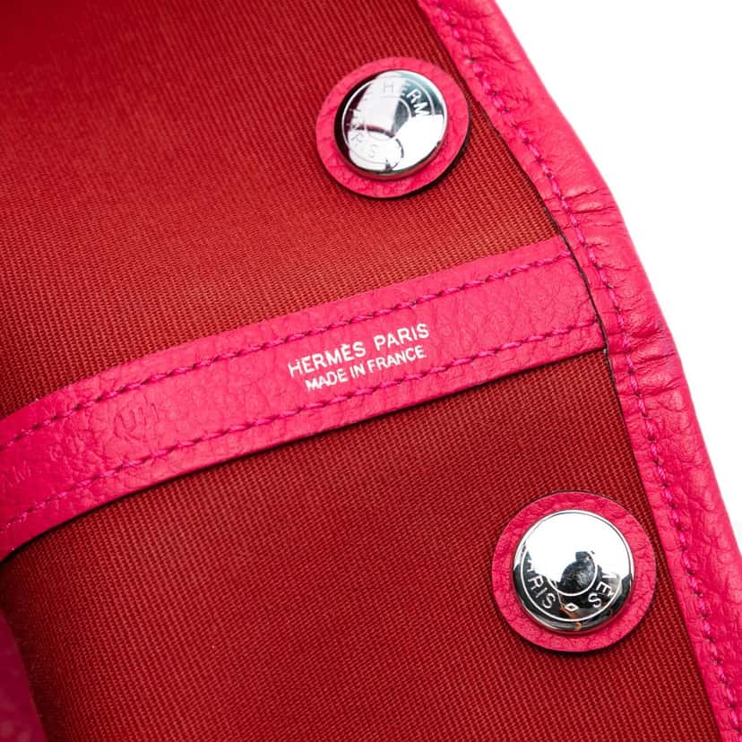 Hermès Toile and Negonda Garden Party 30 Pink Very good condition - Model View