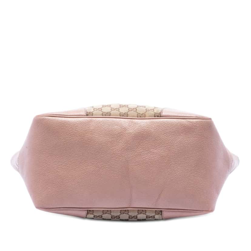 Gucci GG Canvas and Leather Bree Tote Beige Very good condition - Inside View