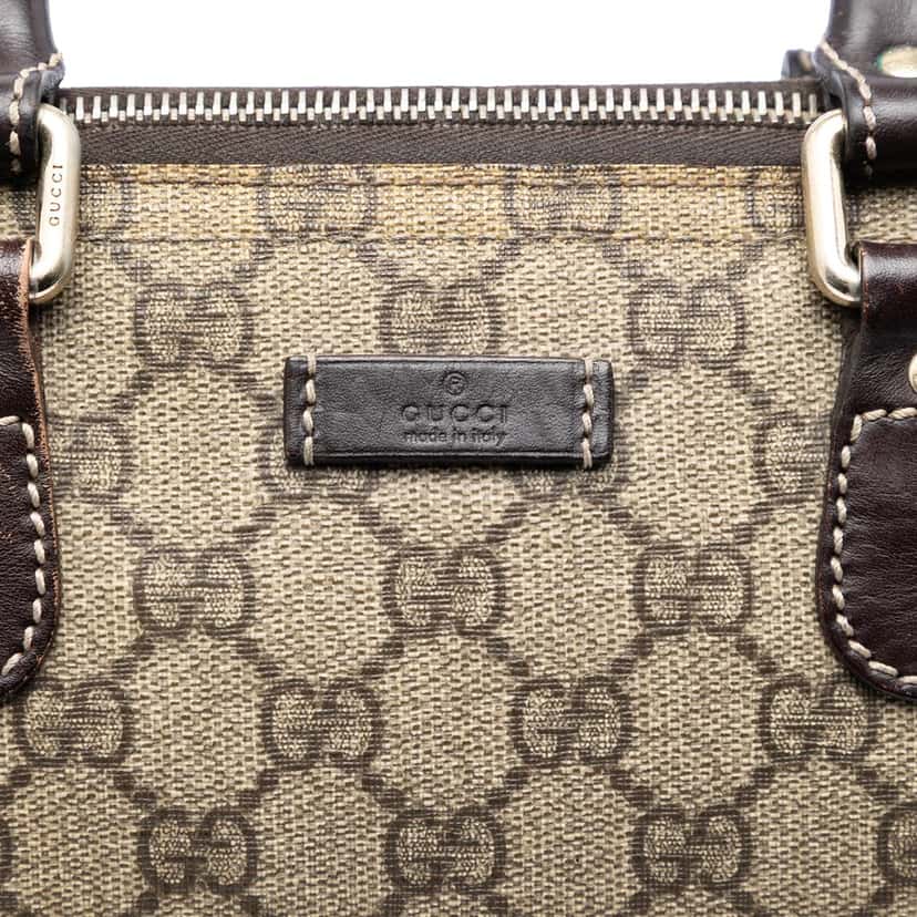 Gucci GG Supreme Laptop Case Beige Very good condition - Box View