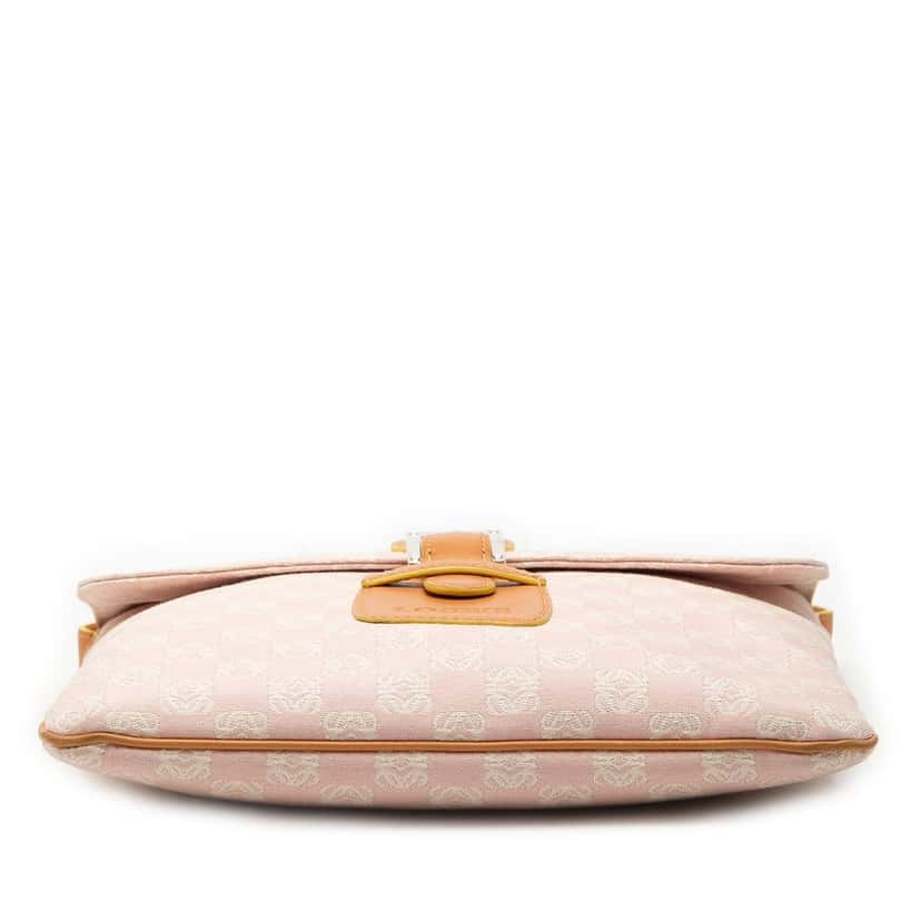 LOEWE Anagram Canvas Crossbody Pink Very good condition - Inside View