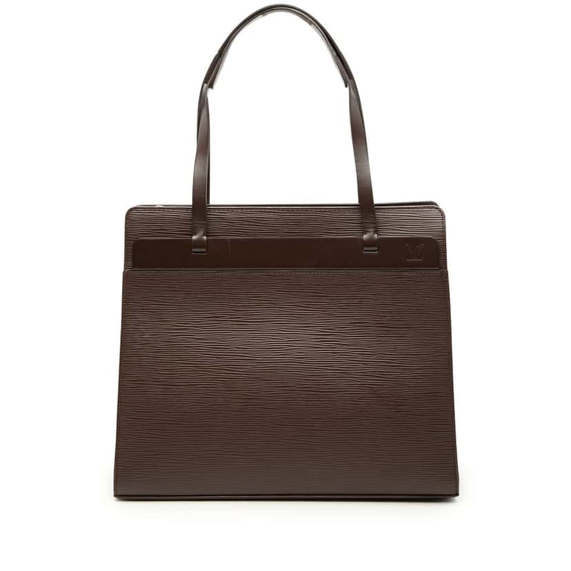 Louis Vuitton Epi Croisette PM Brown Leather Good condition - Front View