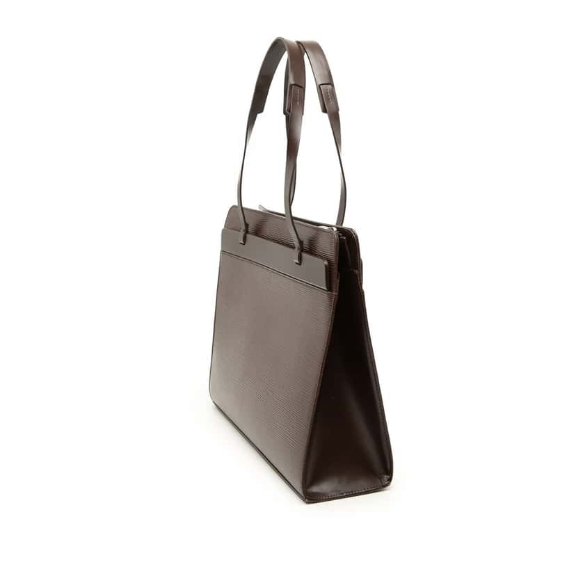 Louis Vuitton Epi Croisette PM Brown Leather Good condition - Back View