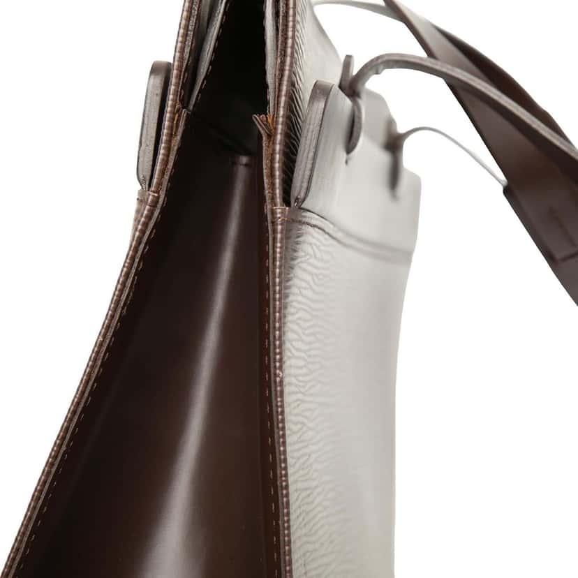 Louis Vuitton Epi Croisette PM Brown Leather Good condition - Box View