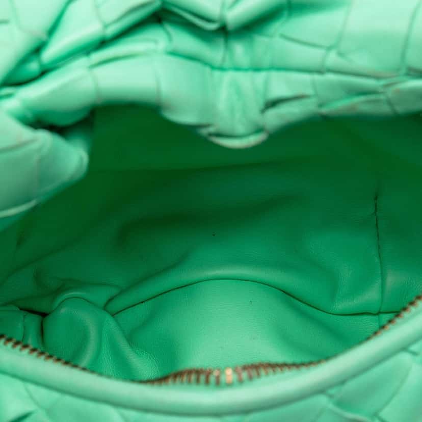 Bottega Veneta Mini Nappa Intrecciato Jodie Green Leather Very good condition - Model View