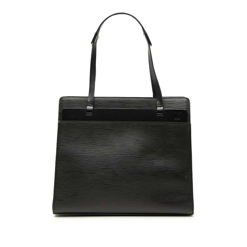Louis Vuitton Epi Croisette PM Black Leather Very good condition - Front View