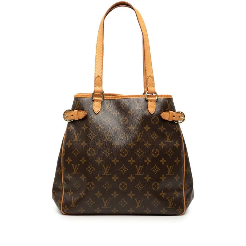 Louis Vuitton Monogram Batignolles Vertical Tote Brown Very good condition - Front View
