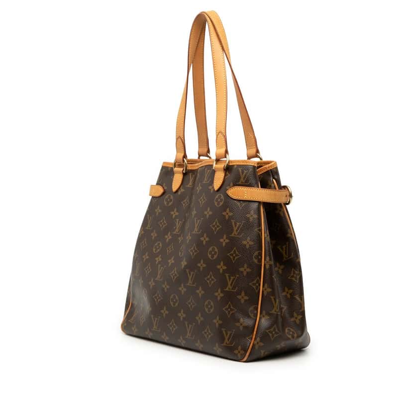 Louis Vuitton Monogram Batignolles Vertical Tote Brown Very good condition - Back View