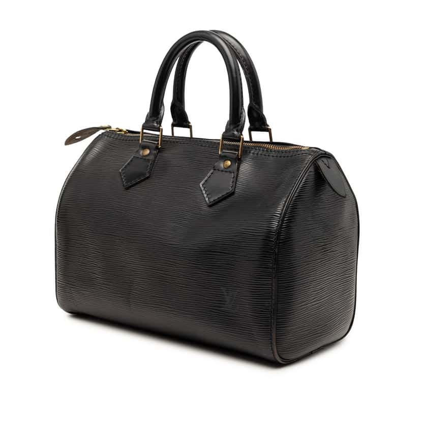 Louis Vuitton Epi Speedy 30 Black Leather Very good condition - Back View