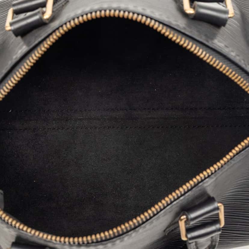 Louis Vuitton Epi Speedy 30 Black Leather Very good condition - Model View