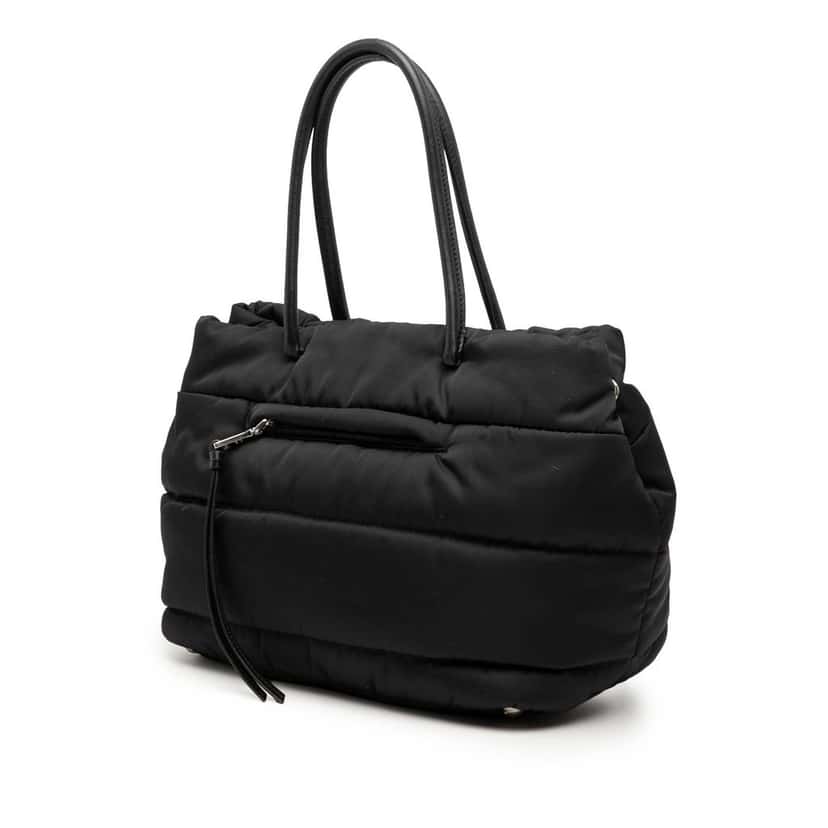Prada Tessuto Bomber Tote Black Good condition - Back View