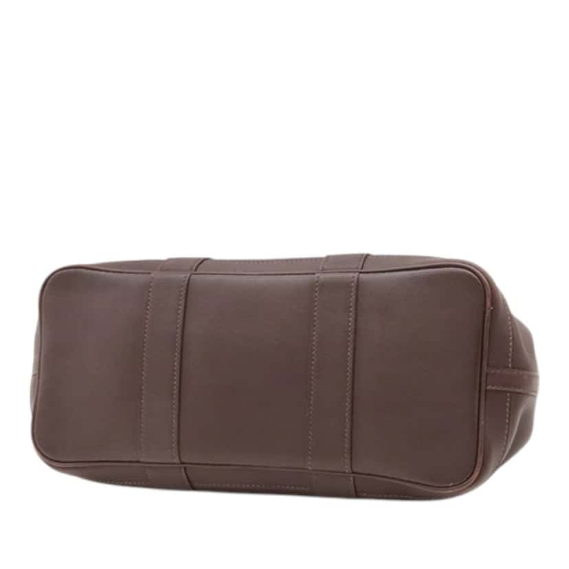 Hermès Swift and Silk Bolduc Twilly Garden Party 30 Brown Leather Very good condition - Inside View