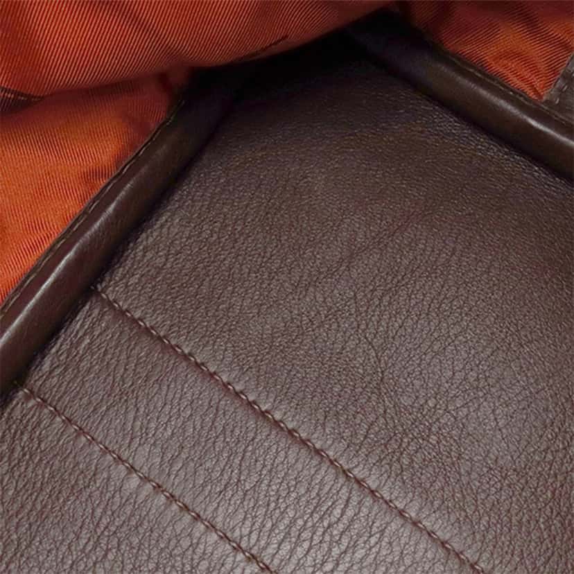 Hermès Swift and Silk Bolduc Twilly Garden Party 30 Brown Leather Very good condition - Box View