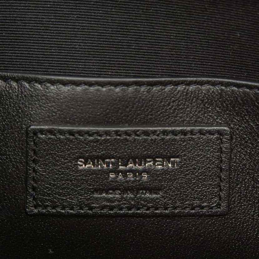 Saint Laurent Calfskin Monogram Sac Coeur Tassel Crossbody Red Leather Very good condition - Box View