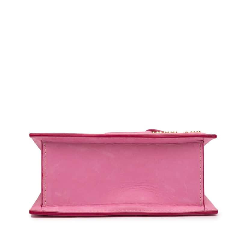 Jacquemus Nubuck Le Chiquito Noeud Pink Leather Very good condition - Inside View