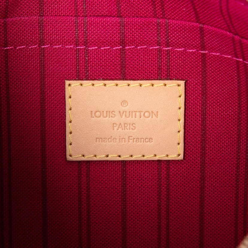 Louis Vuitton Monogram Patches Neverfull MM Pouch Brown Very good condition - Box View
