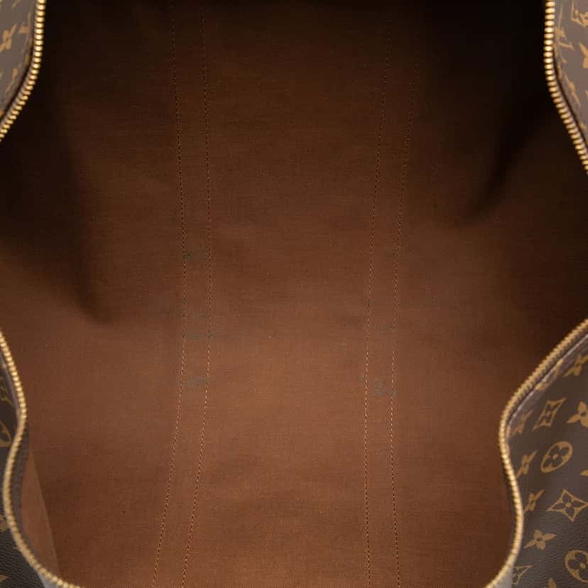 Louis Vuitton Monogram Keepall 55 Brown Very good condition - Model View