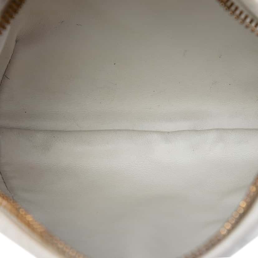 Bottega Veneta Mini Nappa Intrecciato Jodie White Leather Very good condition - Model View