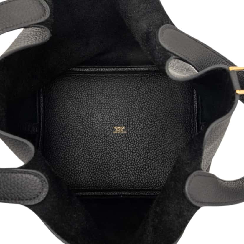 Hermès Clemence Picotin Lock 22 Black Leather Very good condition - Model View