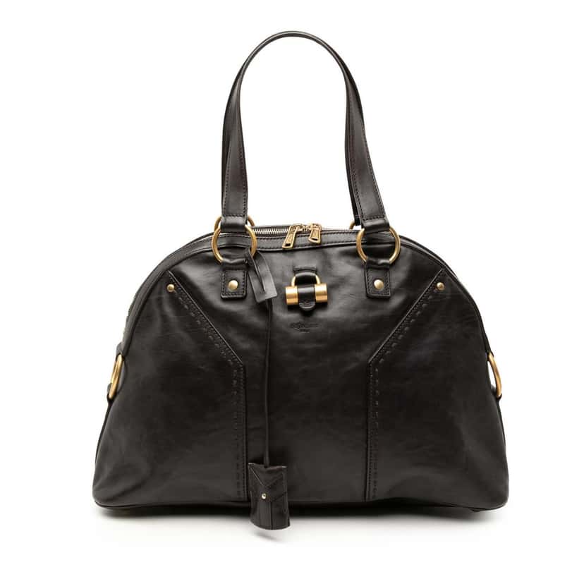Saint Laurent Medium Leather Muse Shoulder Bag Brown Leather Very good condition - Front View