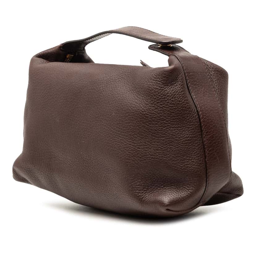 Bottega Veneta Leather Handbag Brown Leather Very good condition - Back View