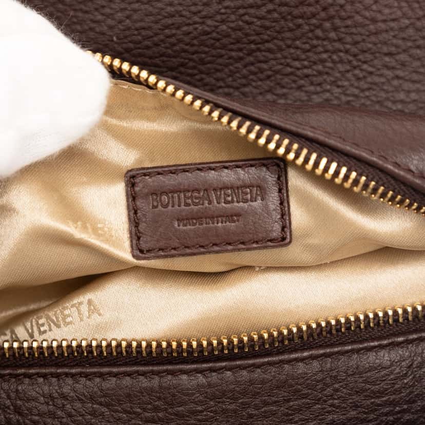 Bottega Veneta Leather Handbag Brown Leather Very good condition - Box View