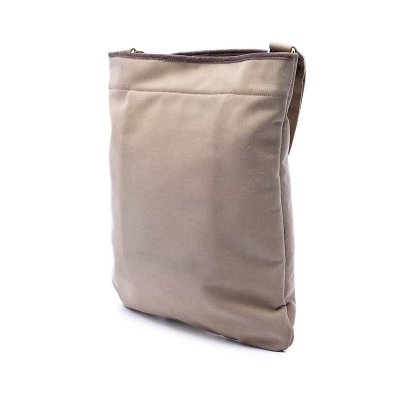 Prada Canvas Canapa Logo Messenger Bag Beige Very good condition - Back View