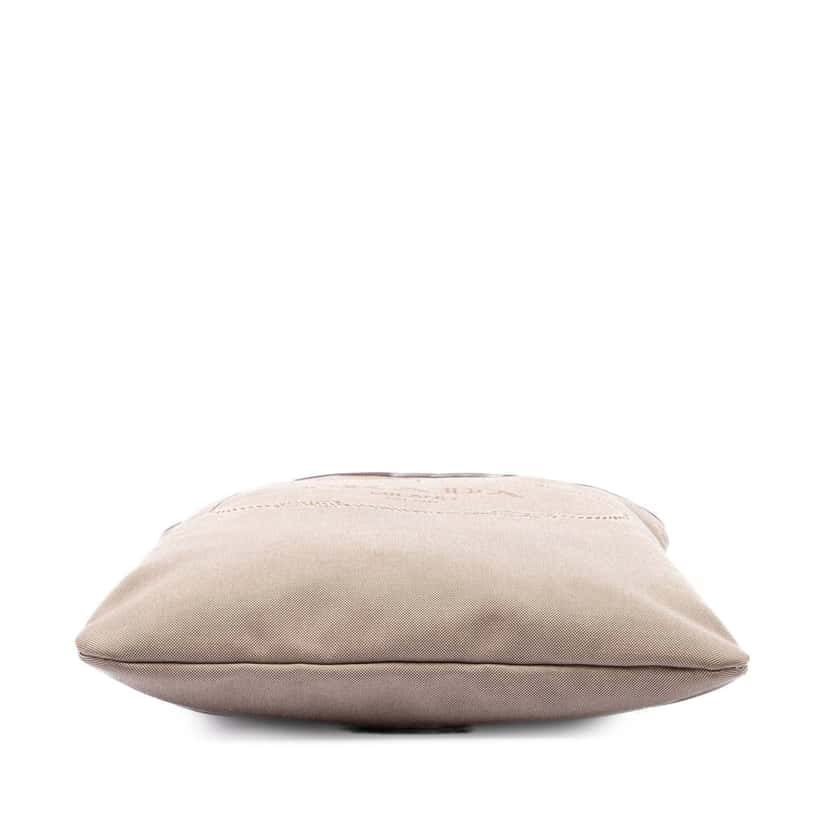Prada Canvas Canapa Logo Messenger Bag Beige Very good condition - Inside View