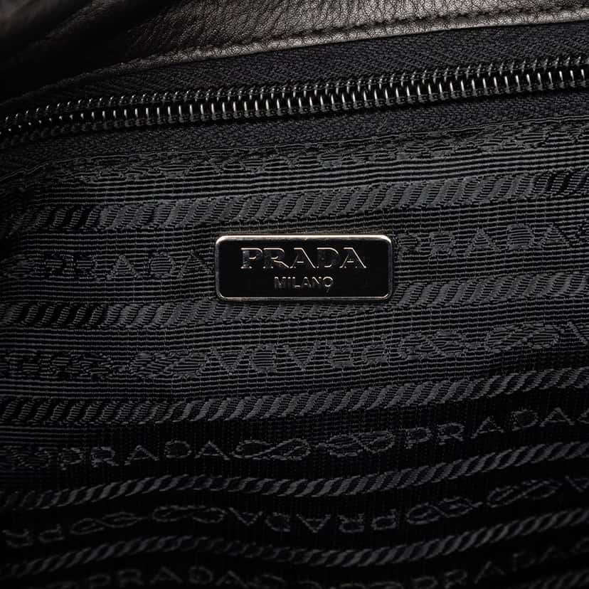 Prada Tessuto Tote Black Very good condition - Box View