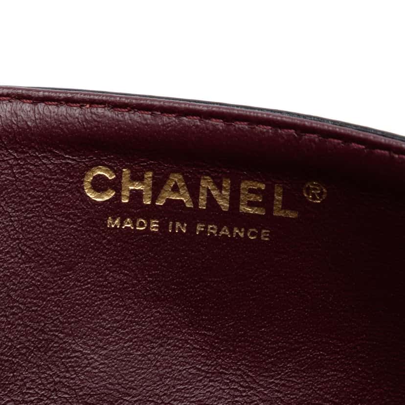 Chanel Quilted Glazed Calfskin Reissue 2.55 East West Single Flap Black Leather Very good condition - Box View