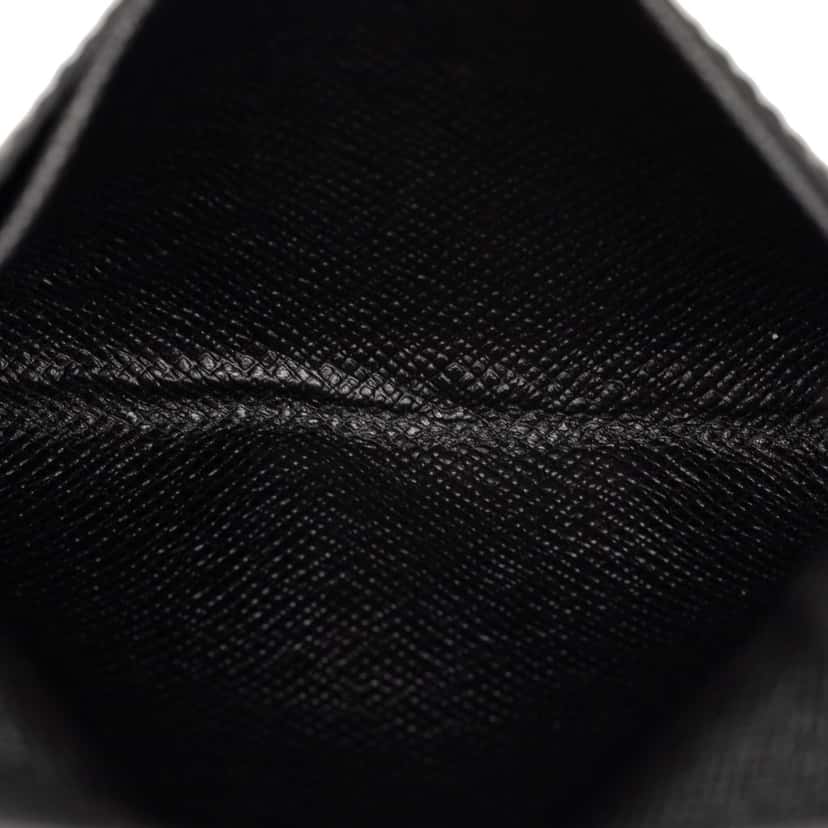 Louis Vuitton Epi Envelope Business Card Holder Black Leather Very good condition - Model View