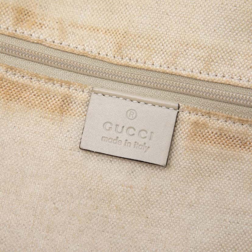 Gucci GG Canvas Sukey Satchel Beige Very good condition - Box View